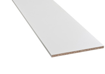 Koofpaneel wit parelstruct. 70%PEFC 3050x200x18 mm